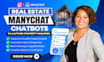 create real estate manychat chatbots to capture property inquiries