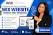 build wix studio redesign wix design wix website redesign wix website developer