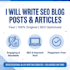 write SEO optimized blog post