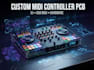 design custom midi controller dj controller pcb and usb midi hardware