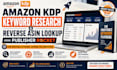 do amazon kdp keyword research and reverse asin lookup using publisher rocket