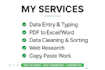 do a fast and accurate data entry in excel and google sheet