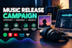 create a targeted music release promotion campaign