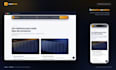 create a modern responsive landing page