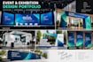 design professional event, exhibition and stage graphics