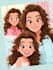 create a disney cartoon illustration