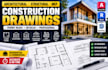 architectural structural, mep permit construction drawings