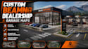build custom beamng dealership and garage maps