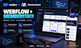 build webflow membership and subscription website with memberstack