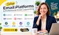 setup sendpulse, benchmark, ecomail, mumara, mailgun, elastic email copywriting