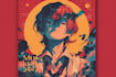 create anime style album cover