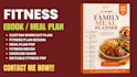 design workout plan, fitness plan, training program, diet plan, meal plan PDF