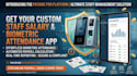 develop private staff attendance biometric salary calculation application