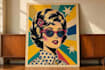 draw a retro pop art roy lichtenstein style