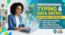 do accurate typing and audio video transcription