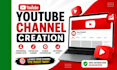 create and setup a professional youtube channel with SEO