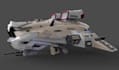 create custom 3d spaceship model starship spacecraft game asset