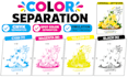 do professional color separation for screen printing