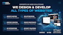 create all types of responsive and user friendly websites
