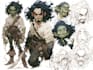 character concept art and character design