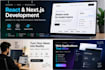 build a custom responsive react next js web application