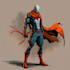 superhero character for comics