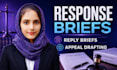 draft appellate briefs, appeal responses, reply briefs and writ petitions