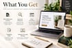write SEO optimized website content and landing pages