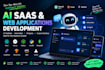 develop ai saas, ai bots, ai websites and ai apps