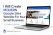 build a modern google sites website for USA small business