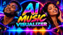 create cinematic ai music visualizer