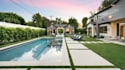 backyard front yard garden pool patio deck terrace 3d landscape rendering