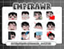 draw custom chibi stickers and emotes for you