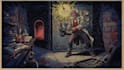 create vintage horror comic book illustration