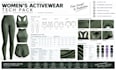 create factory ready womenswear tech pack with technical flats and bom