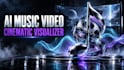 create stunning ai music video, cinematic visualizer