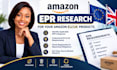research epr requirements for your amazon eu UK products