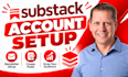 do substack account setup, custom domain integration and mailchimp migration