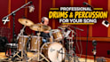 record professional drums and percussion for your song