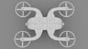 3d drone model, drone animation, cad design and uav 3d model