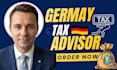 prepare german tax documents, contracts, objection letters for finanzamt