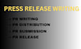 professional press release writer PR distribution