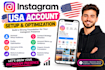 create a USA based instagram account for you