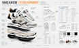 create a manufacturer ready sneaker tech pack with flats, bom and specs