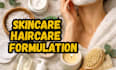 skincare formulation, haircare formulation, cosmetic formulation