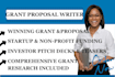 do grant proposal writing write grant proposal grant writer pitch deck