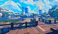 build custom stylized cartoon roblox map low poly game environment using studio
