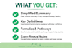summarize biochemistry, biology and chemistry pdfs into exam ready notes