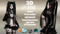 create a custom vrchat avatar, vrchat model, furry avatar, 3d character