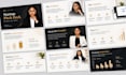 create pitch deck design, fundraising startup presentation, business slides